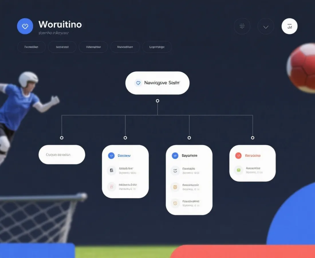 网站导航结构可视化示意图
